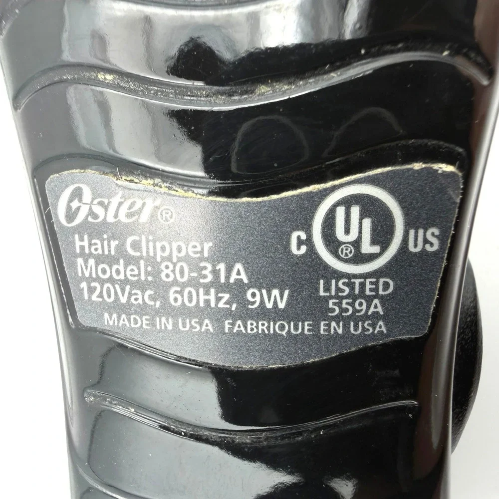 Oster The Vibe Hair Clipper Mens Black Model 80-31A Corded Professional 9W Works